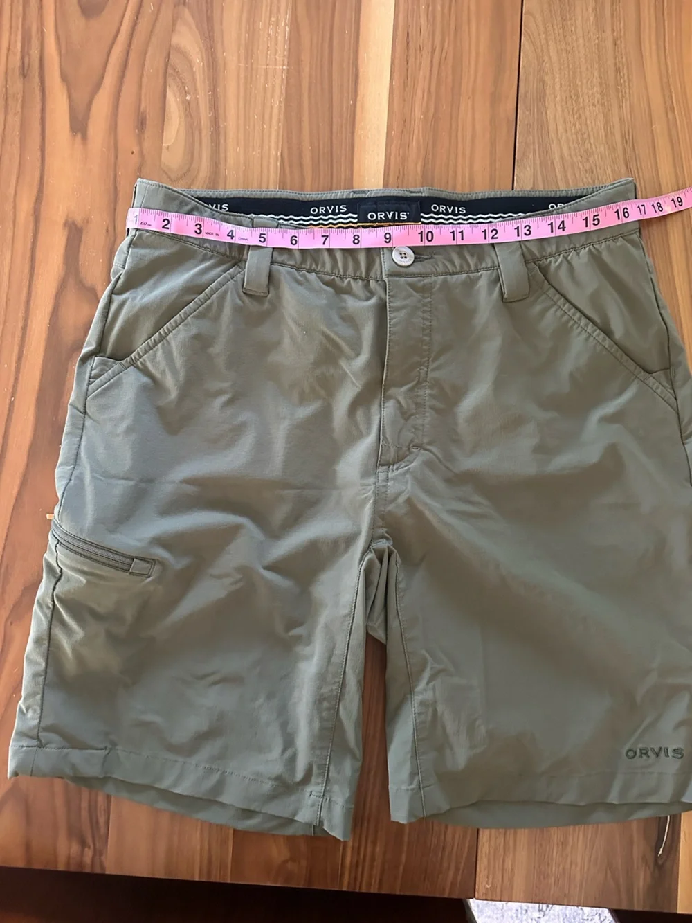 Orvis Men's Olive Quick-Dry Shorts